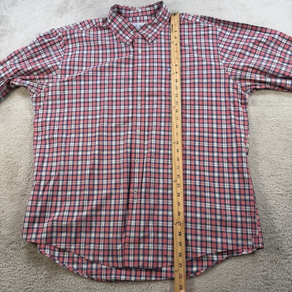 Southern Tide Shirt Mens 2XL Plaid Classic Fit Long Sleeve Button Down Pocket - Picture 6 of 8